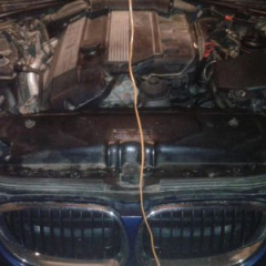 Очистка радиатора BMW E60