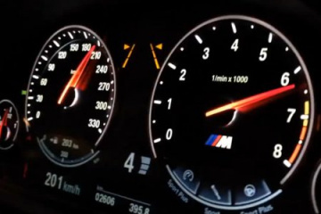 Разгон BMW M6 до 347 км/ч BMW 6 серия F12-F13