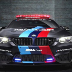 BMW M4 - официальный автомобиль безопасности MotoGP 2015
