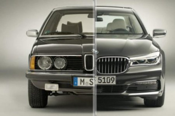 Эволюция BMW 7 Сериии за 38 лет BMW 7 серия E32
