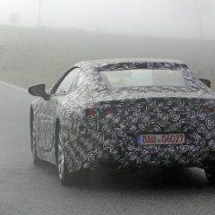 Новый Lexus LF-LC попал в объективы фотокамер вместе с Porsche и BMW