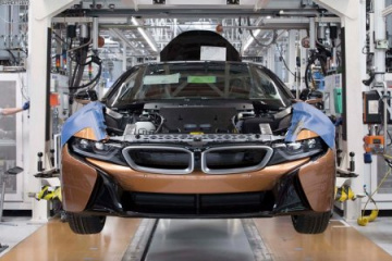 На заводе BMW в Лейпциге началось производство нового BMW i8 Roadster BMW BMW i Все BMW i