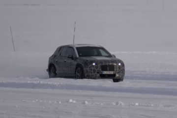 BMW iNext в суровых зимних условиях в Швеции проходит тест на скорость BMW BMW i Все BMW i