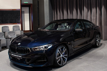 BMW M850i xDrive Gran Coupe представлен в цвете черный металлик Carbon Black BMW M серия Все BMW M