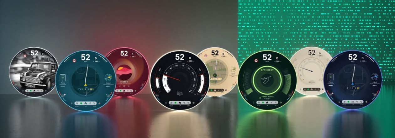 MINI представила 9,4" OLED-дисплей для своих автомобилей
