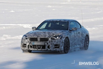 2025 BMW M2 CS G87 тестирование в условиях снежной зимы