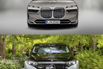 Сравнение 2024 BMW i7 и Mercedes-Benz EQS BMW BMW i Все BMW i