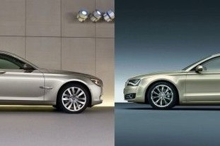Фотодуэль BMW 7 vs Audi A8 :: BMW 7 серия F01-F02