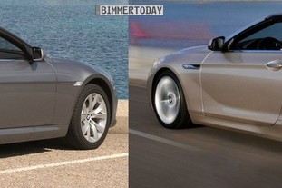 Сравнение Фотографии: Новый BMW 6 Series и его предшественник E64 :: BMW 6 серия E63-E64