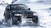 ВОСТОРГ ВСТРЕЧАЕТ ЗИМНИЙ СЕЗОН. Автомобили BMW с комплектом зимних колес BMW X3 серия E83