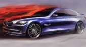 Alpina показала первый скетч нового BMW B7 BMW 7 серия F01-F02