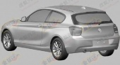 Запатентован дизайн 3-дверного хэтчбека BMW 1-Series BMW 1 серия F20