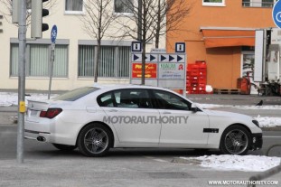 BMW Alphina B7 оказалась под прицелами камер :: BMW 7 серия F01-F02