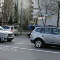 BMW X3 2010 попался папарацци