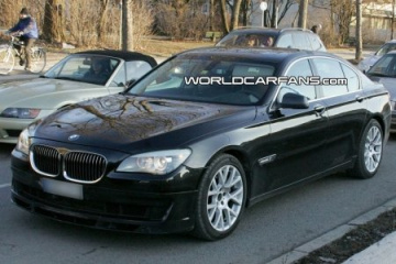 BMW Alpina B7 пойман без камуфляжа BMW 7 серия F01-F02