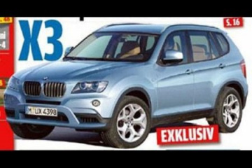 BMW X3 2010-го модельного года BMW X3 серия F25