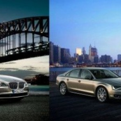 Фотодуэль BMW 7 vs Audi A8