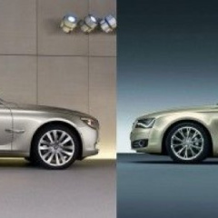 Фотодуэль BMW 7 vs Audi A8