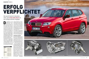 BMW провел закрытую презентацию X3 BMW X3 серия F25