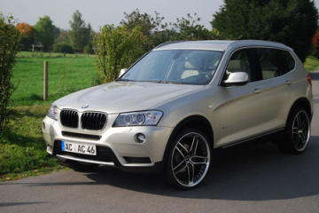 Новый BMW X3 и AC Schnitzer BMW X3 серия F25