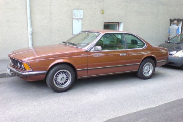 Расположение VIN кодов на BMW BMW 6 серия E24