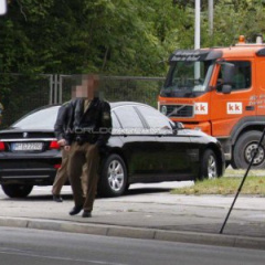Благодаря полиции появилась возможность увидеть интерьер новой BMW 7-Series