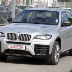 Прототип нового BMW X6 практически расстался с камуфляжем