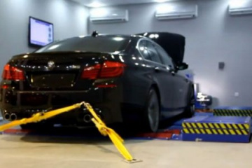 Новый BMW M5 испытали на динамометре BMW M серия Все BMW M