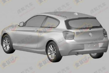 Запатентован дизайн 3-дверного хэтчбека BMW 1-Series BMW 1 серия F20