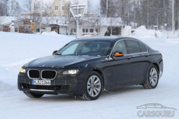 BMW 7-й серии проходит тестирование BMW 7 серия F01-F02