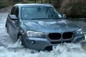 BMW X3 не проходит испытание водой, как то показывается в рекламном ролике BMW X3 серия F25