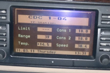 Штатный GSM телефон BMW 3 серия E46
