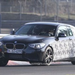 3-дверный вариант BMW M135i тестируют на Нюрбургринге