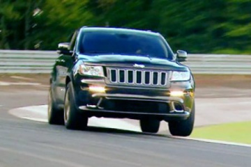 Баварский автомобиль BMW X6 M выиграл у Jeep Grand Cherokee SRT8 BMW X6 серия E71