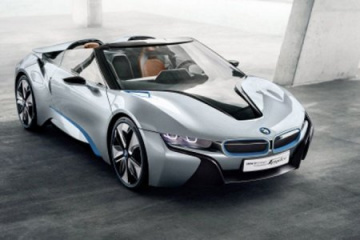 Мощный спорткар с расходом топлива как у малолитражки – BMW i8 Concept Spyder BMW BMW i Все BMW i