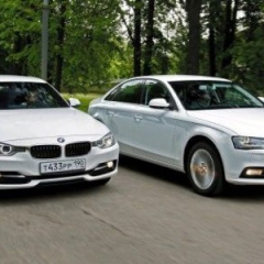 Товарищеский матч между BMW 320d и AudiA4