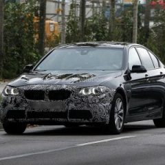 Новая порция фото BMW F10 5-Series от фотошпионов
