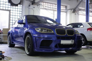 BMW X6 M Hamann в желтом матовом цвете BMW M серия Все BMW M