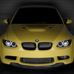 Тюнинг BMW M3 Coupe (E92) в цвете Dakar Yellow