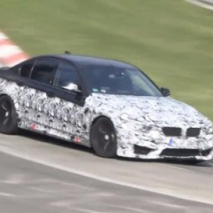 Новый BMW M3 в камуфляже