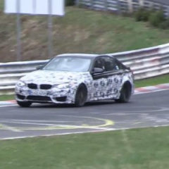 Новый BMW M3 в камуфляже