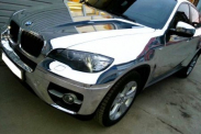 Оклейка BMW X6 в хром