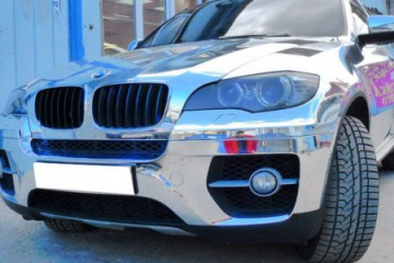 Оклейка BMW X6 в хром
