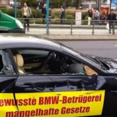 Клиент недовольный сервисом разбил BMW M6