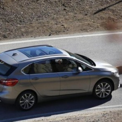 Новые фото переднеприводного компактвена BMW