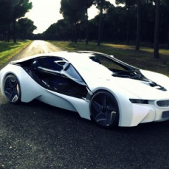 BMW i8 попал в ДТП