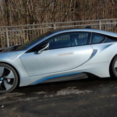 BMW i8 на улицах Лейпцига