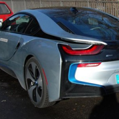 BMW i8 на улицах Лейпцига