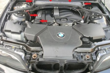 Замена прокладок вакуумного насоса N42 BMW 3 серия E46