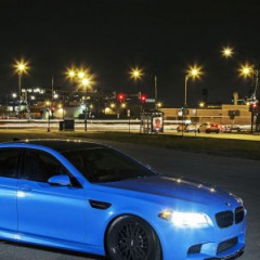 BMW M5 (F10) от ателье IND в цвете Marina Blue